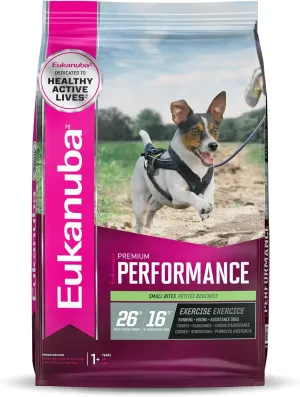 EUKANUBA Premium Performance 26/16 Exercise Small Bites Dry Dog Food 3.5 lb Bag