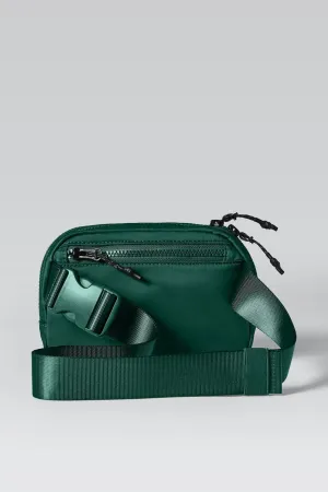 Fabletics The Belt Bag, Quick Dry, Zip Pockets, Everpine Shine, OS