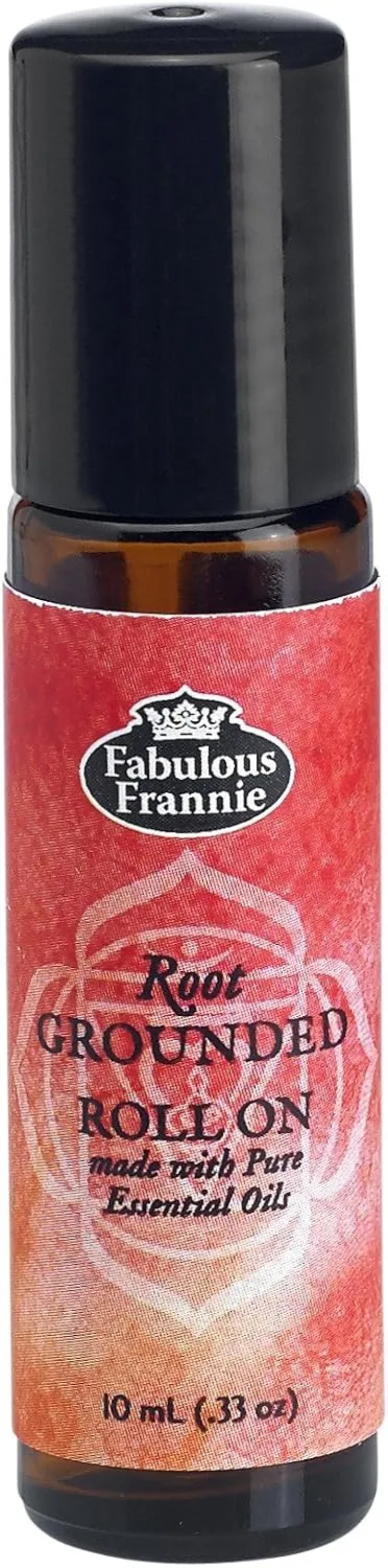 Fabulous Frannie Chakra Complete Pre-diluted Roll On Set with Travel Bag Made with Pure Essentials Oils 10ml (Pack of 7)