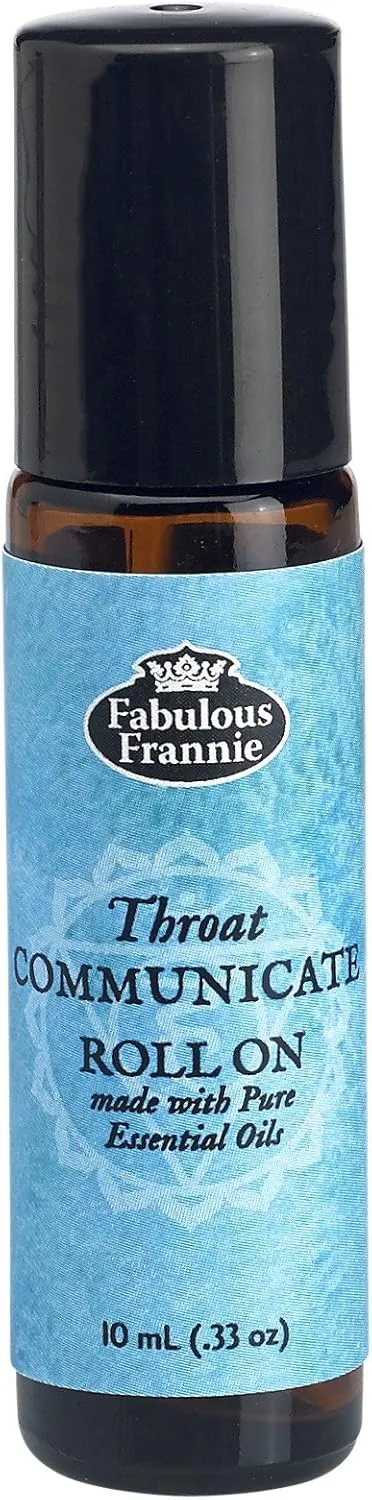Fabulous Frannie Chakra Complete Pre-diluted Roll On Set with Travel Bag Made with Pure Essentials Oils 10ml (Pack of 7)