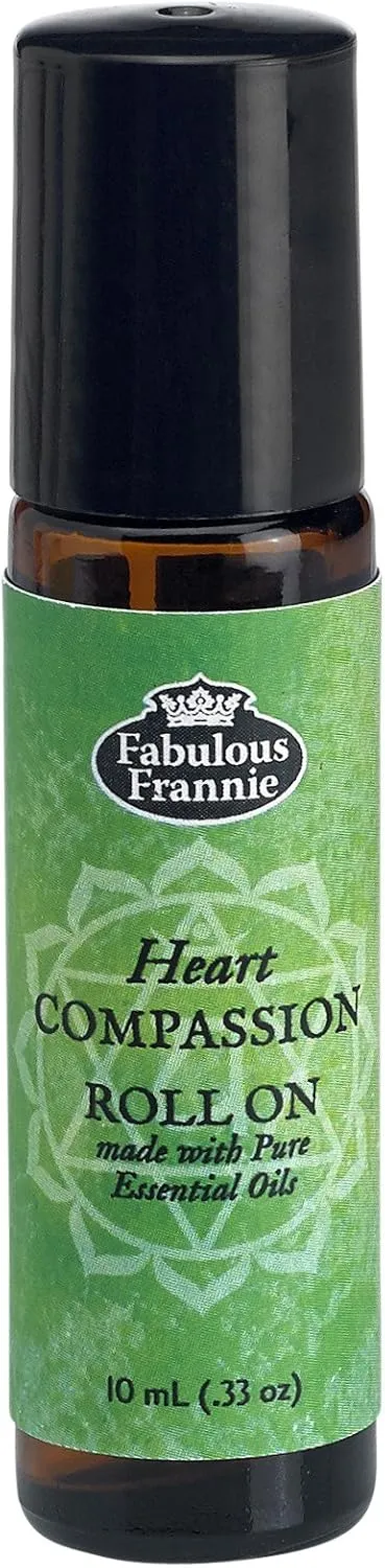 Fabulous Frannie Chakra Complete Pre-diluted Roll On Set with Travel Bag Made with Pure Essentials Oils 10ml (Pack of 7)