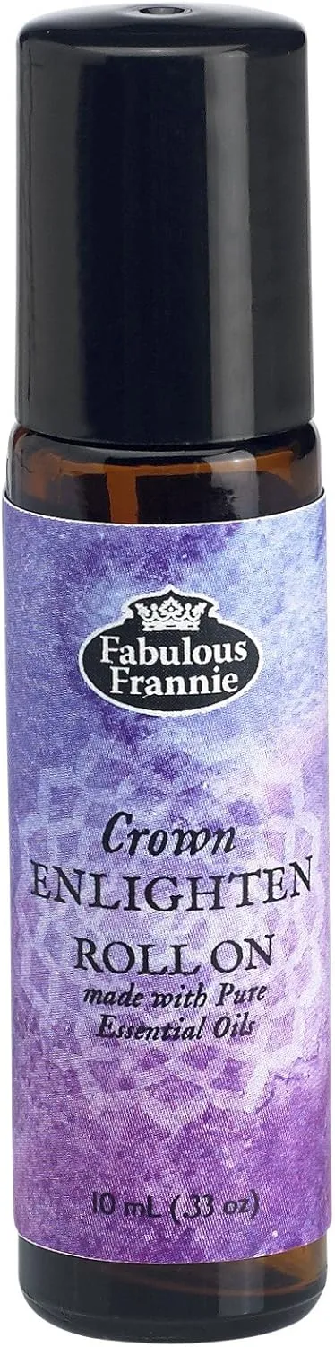 Fabulous Frannie Chakra Complete Pre-diluted Roll On Set with Travel Bag Made with Pure Essentials Oils 10ml (Pack of 7)