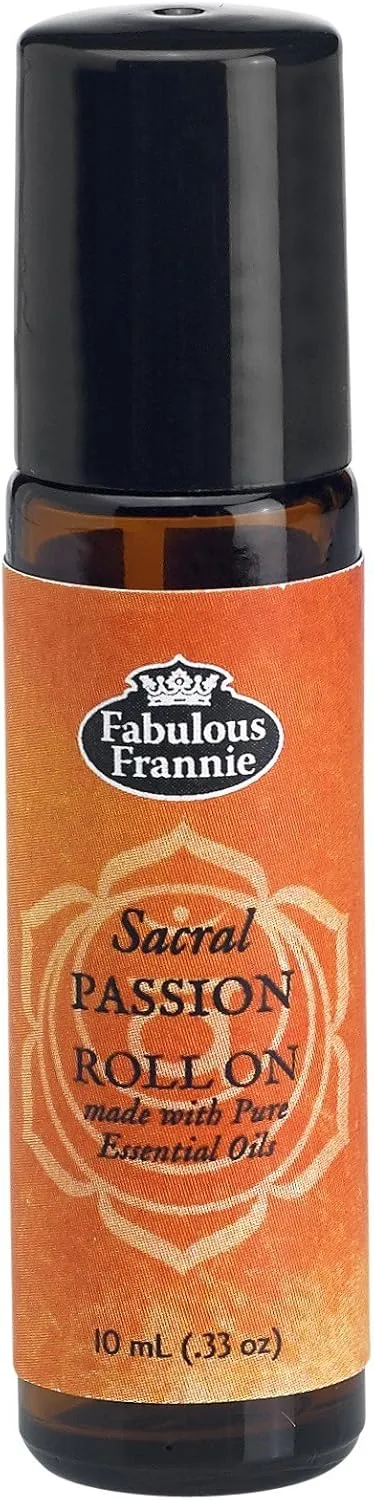 Fabulous Frannie Chakra Complete Pre-diluted Roll On Set with Travel Bag Made with Pure Essentials Oils 10ml (Pack of 7)