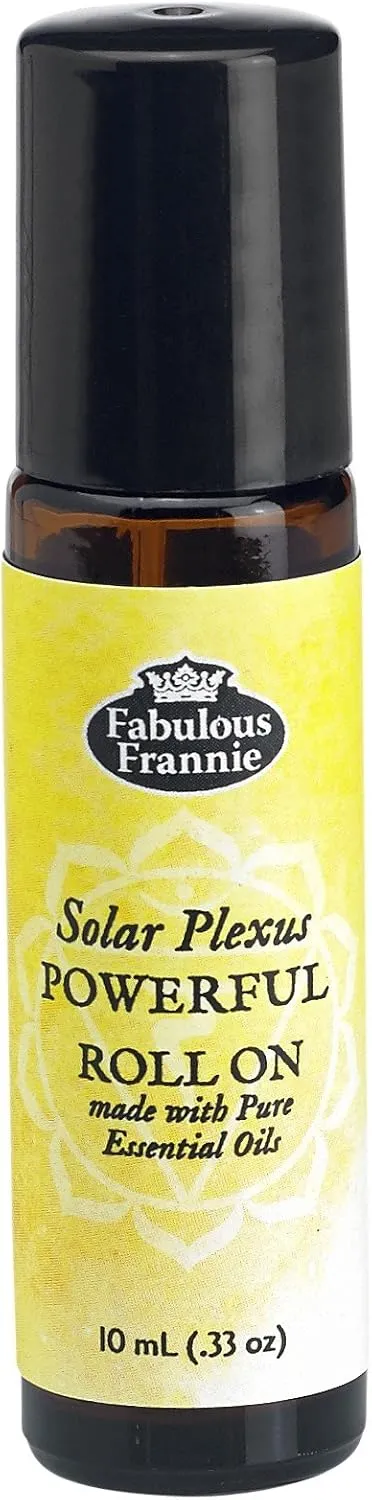 Fabulous Frannie Chakra Complete Pre-diluted Roll On Set with Travel Bag Made with Pure Essentials Oils 10ml (Pack of 7)