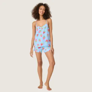 Farmers Market PJ Set (Bright Blue)