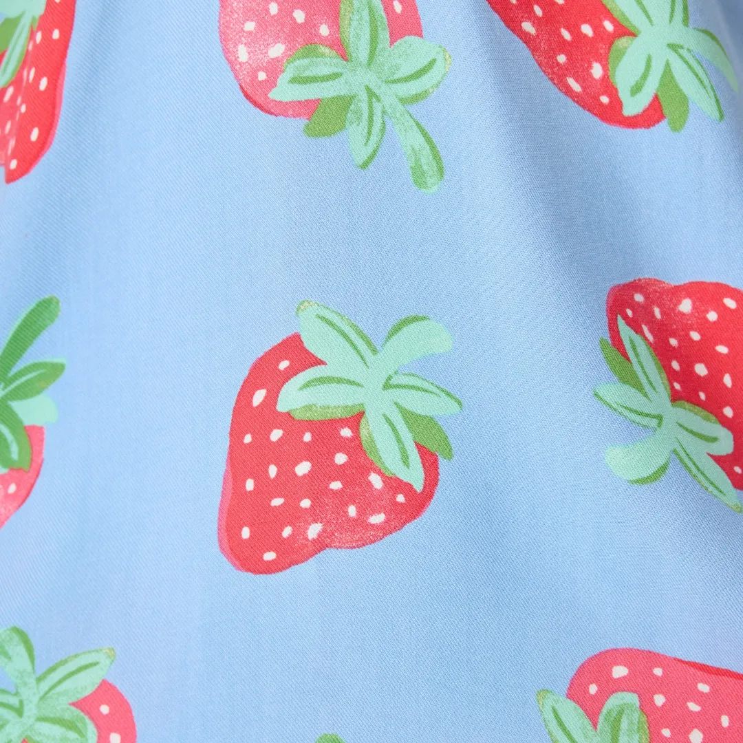 Farmers Market PJ Set (Bright Blue)