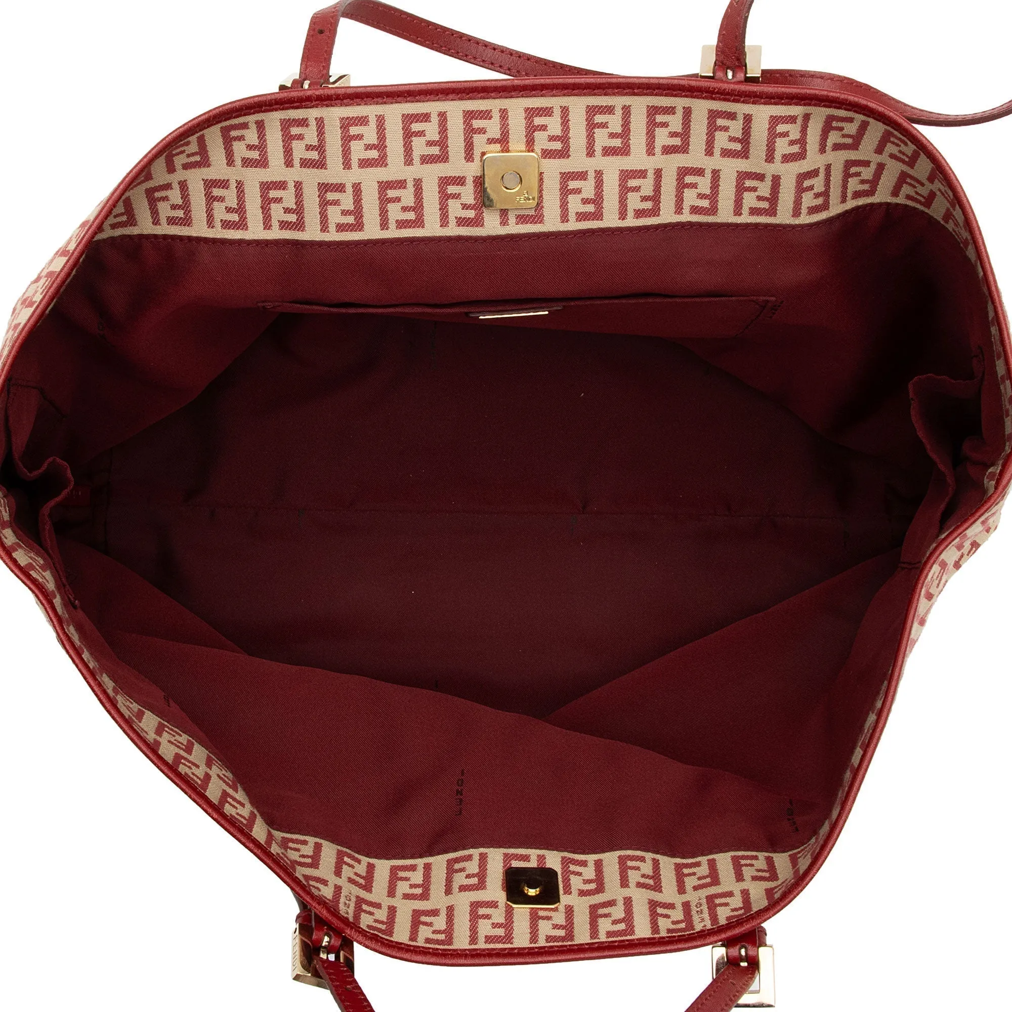 Fendi Zucchino Roll Tote