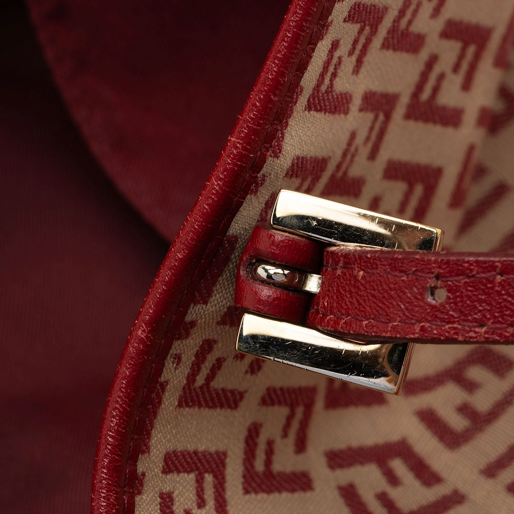 Fendi Zucchino Roll Tote