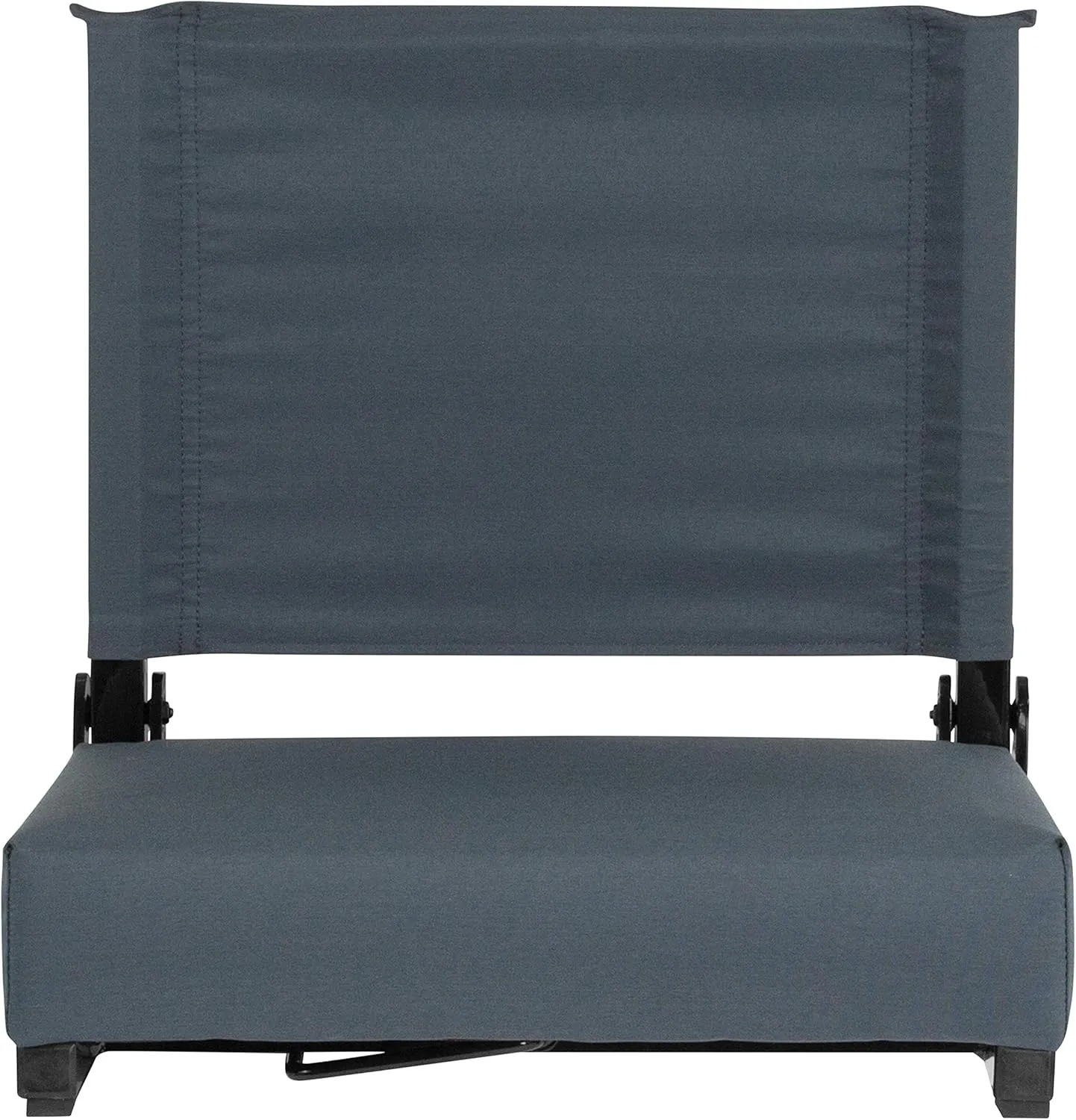 Flash Furniture Grandstand Portable Stadium Seat for Bleachers or Benches, Folding Padded Stadium Chair with Carrying Handle, 500 lb. Weight Capacity, Dark Blue
