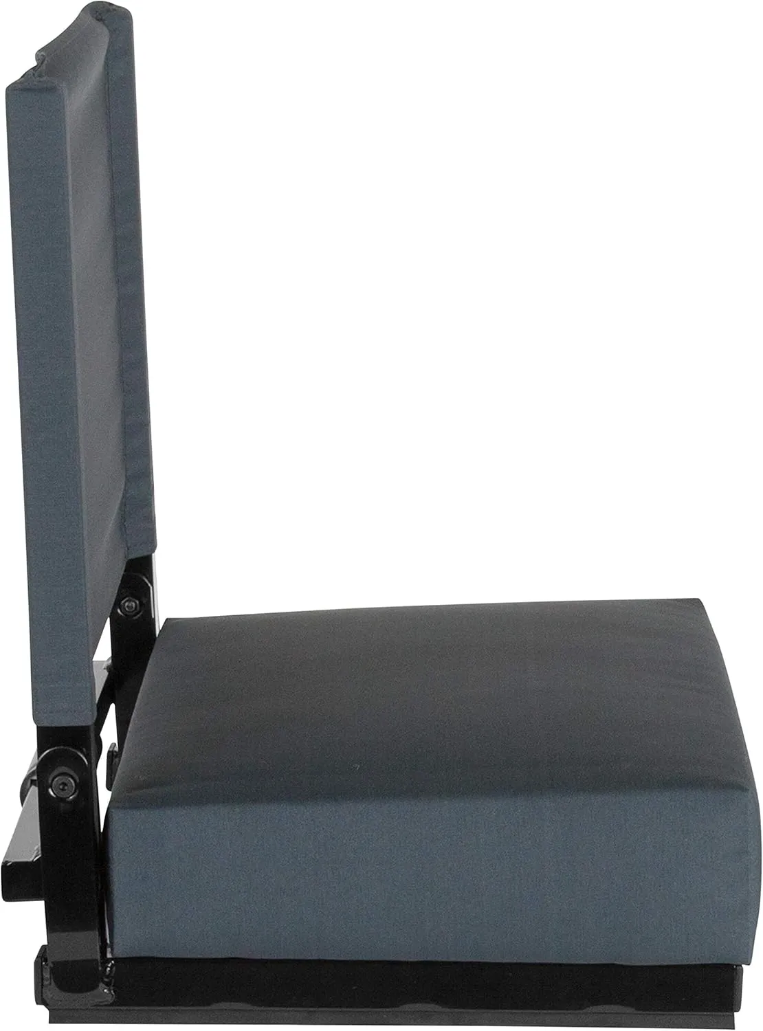Flash Furniture Grandstand Portable Stadium Seat for Bleachers or Benches, Folding Padded Stadium Chair with Carrying Handle, 500 lb. Weight Capacity, Dark Blue