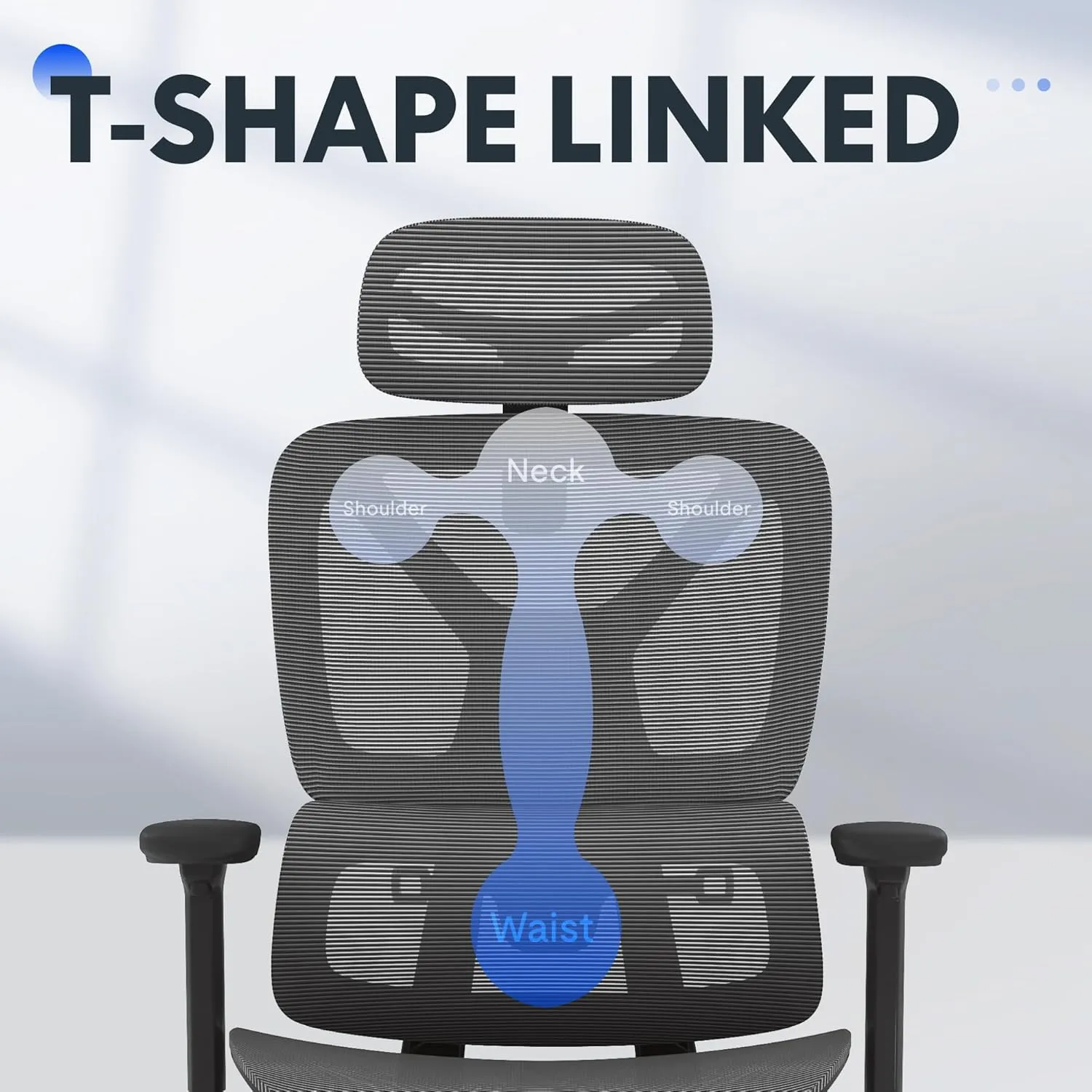 FLEXISPOT Premium Ergonomic Office Chair - Adjustable 3D Armrests, Dynamic Lumbar Support, Recline & Tilt Function, Mesh Seat, for Home & Office Use, OC4-SD Dark Grey