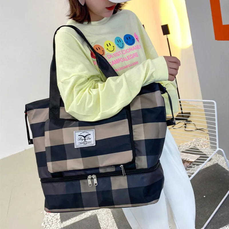 Foldable Dry/Wet Separation Travel Bag