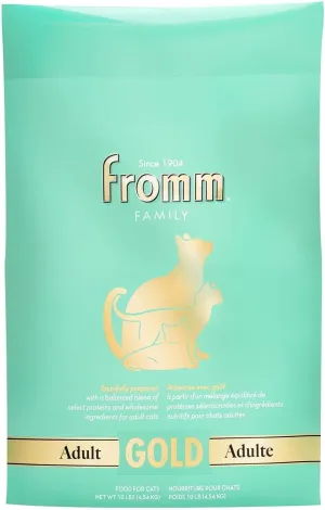 Fromm Adult Gold Dry Cat Food - Premium Cat Food for Adult Cats - Chicken Recipe - 10 lb