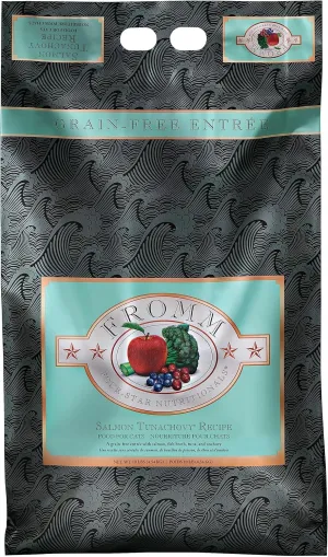 Fromm Four-Star Nutritionals Salmon Tunachovy Cat Food - Premium Dry Cat Food - Salmon Recipe - 10 lb