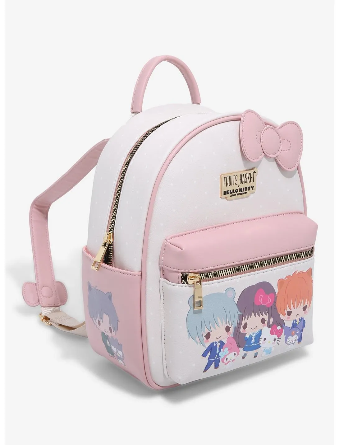 Fruits Basket x Hello Kitty and Friends Mini Backpack and Cardholder Set Chibi Characters Bioworld