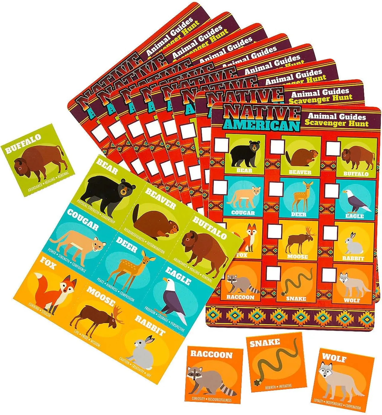Fun Express Native American Dry Erase Scavenger Hunt Game