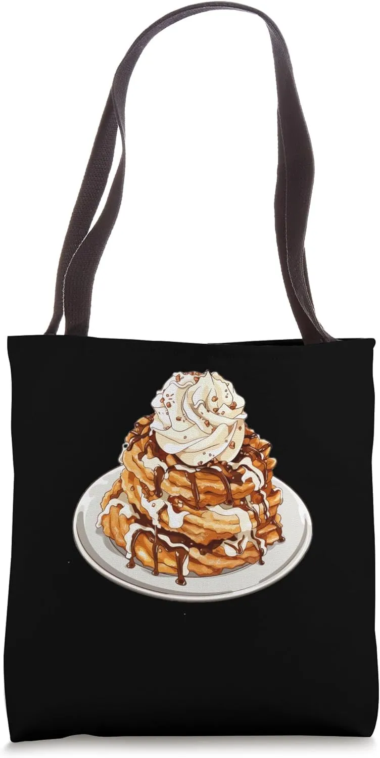 Funnel Cake Vintage Tote Bag