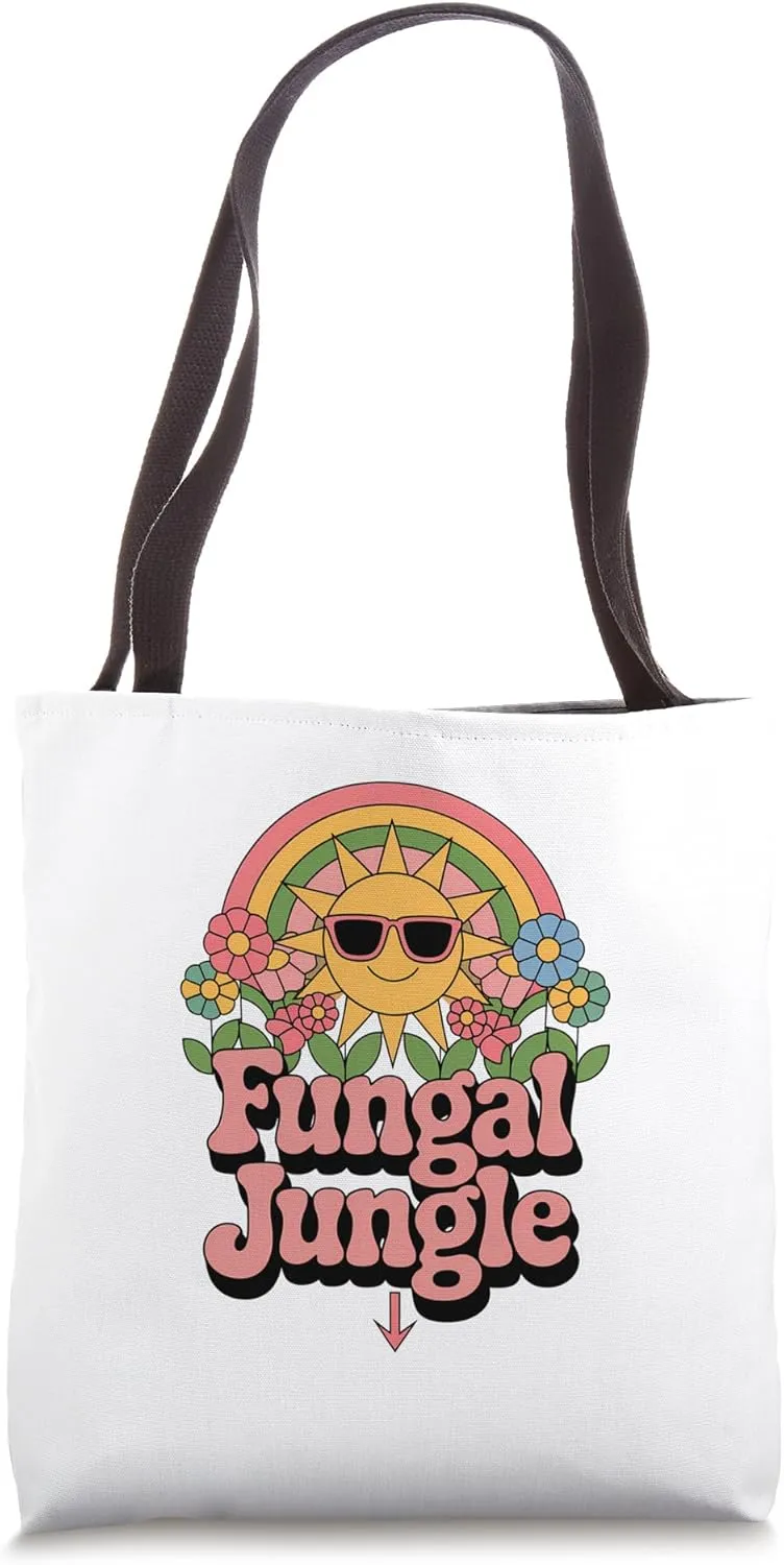 Funny Fungal Jungle Dirty Adult Humor Inappropriate Joke Tote Bag