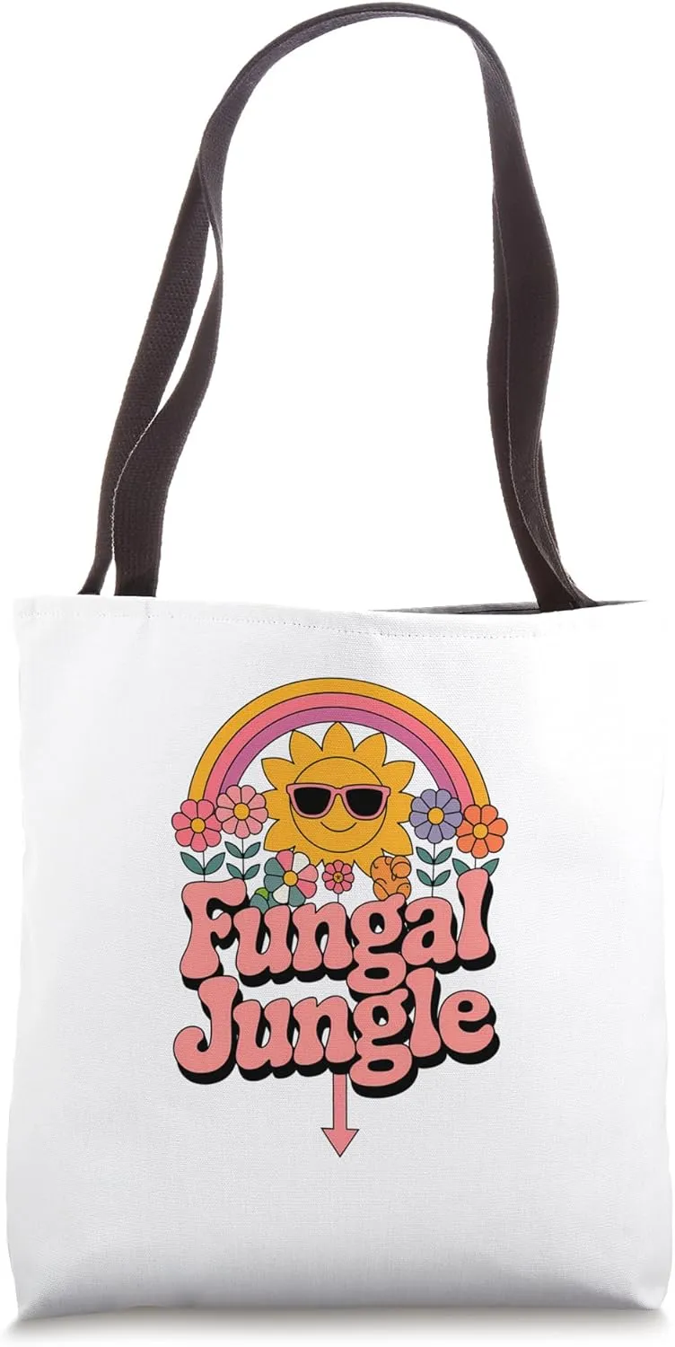 Funny Fungal Jungle Dirty Adult Humor Inappropriate Joke Tote Bag