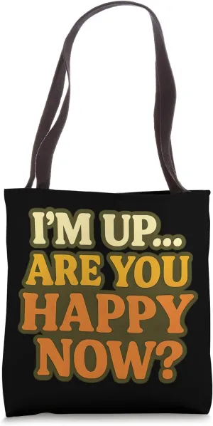 Funny Grumpy Morning Sarcastic Mood Quote Tote Bag