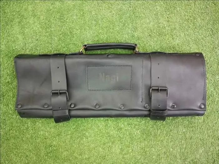 Genuine Knife Leather Roll Bag