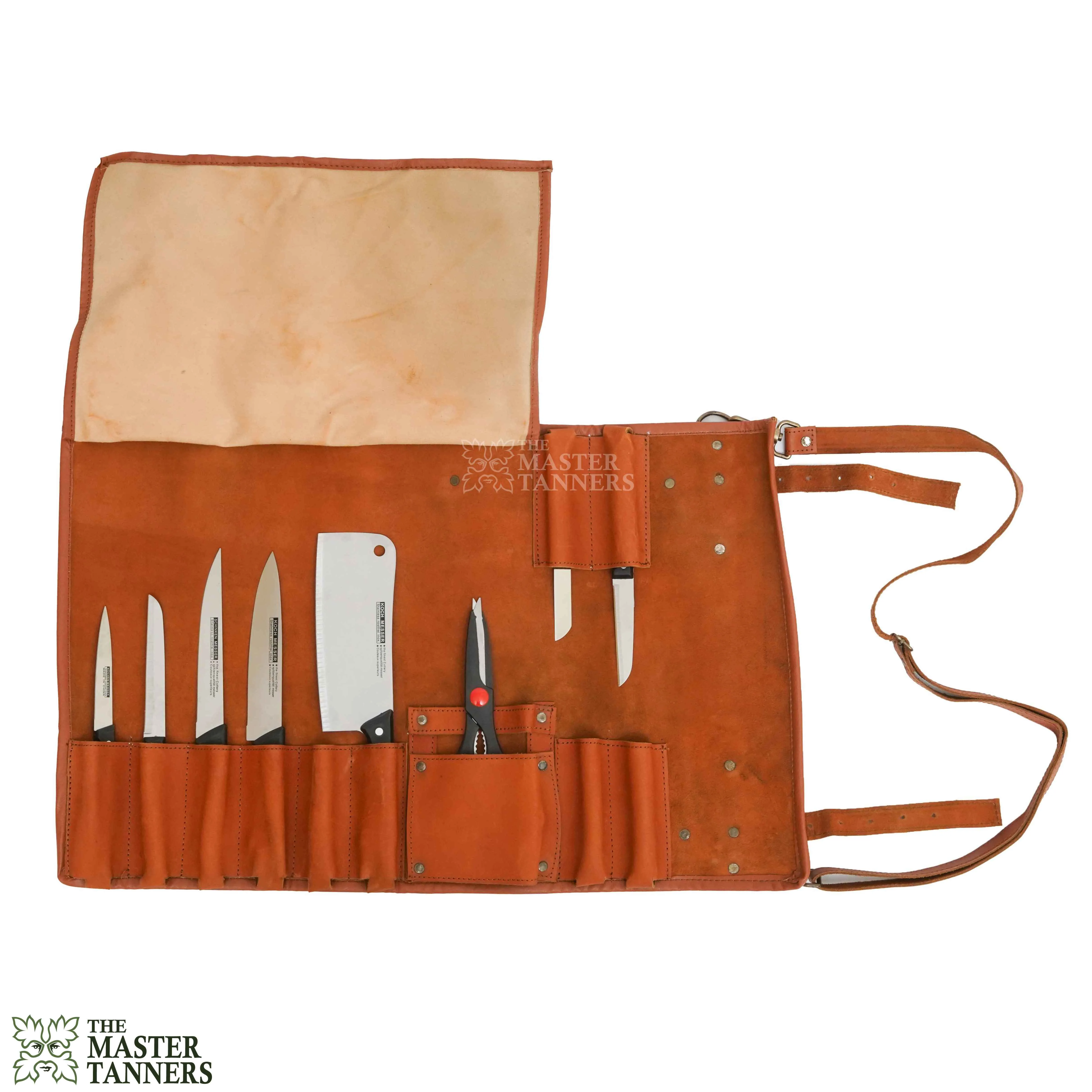 Genuine Knife Roll Bag Leather