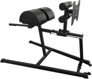 GHD Glute Ham Developer Roman Chair - Heavy Duty Workout Bench for Glutes, Hamstrings, Calves, and Lower Back with Adjustable Design, High-Density Padding, and Secure Foot Support