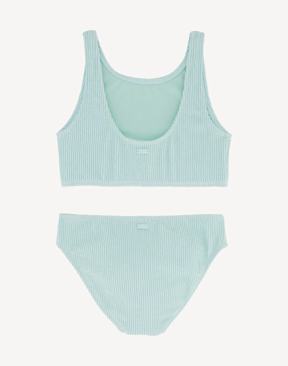 Girls Crinkle Texture Bikini Set
