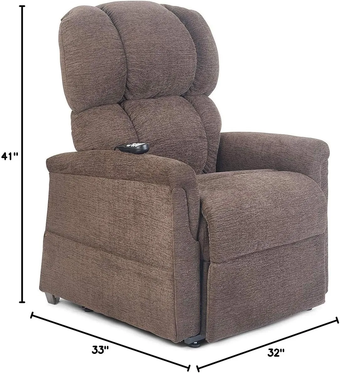 Golden Technologies Comforter Lift Chair Recliner with MaxiComfort Medium PR535M (Bittersweet)