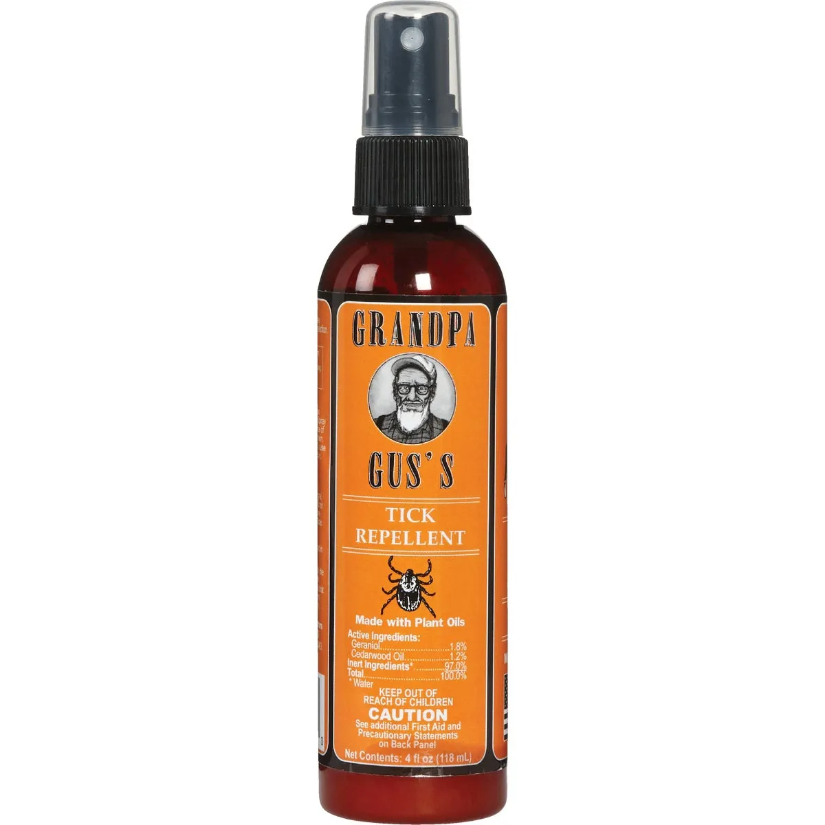 Grandpa Gus's 4 Oz. All Natural Tick Repellent Pump Spray