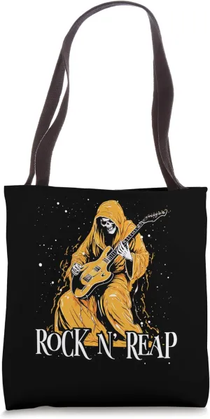 Guitar Halloween Costume Scary Guitar Player Trick Or Treat Tote Bag