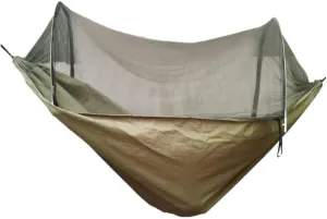 Hammock Automatic Mosquito Net, Anti-Rollover Hammock, Parachute, Bunis Spinning Camping Leisure Double Hanging Chair Hammocks for Outside(Green)