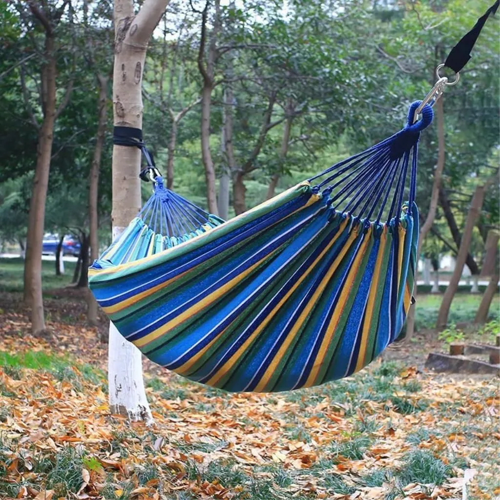 Hammock Outdoor Hammock Double Single Dormitory Student Dormitory Swing Adult Balcony Hanging Chair Indoor and Outdoor Hammocks for Outside(A)