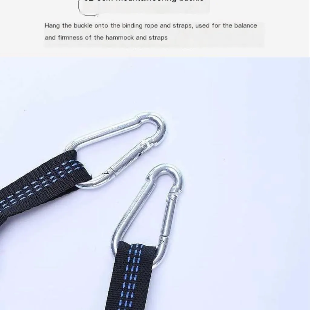 Hammock Outdoor Single Hammock Anti-Rollover Outdoor Portable Camping Hanging Chair Double Parachute Cloth Hammock Hammocks for Outside(A)