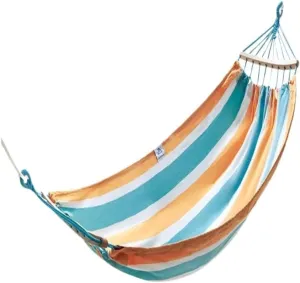 Hammocks Hammock Outdoor Camping Single and Double Hammock Canvas Anti-Rollover Swing Adult Dormitory Hanging Chair Camping Hammocks(Blue)