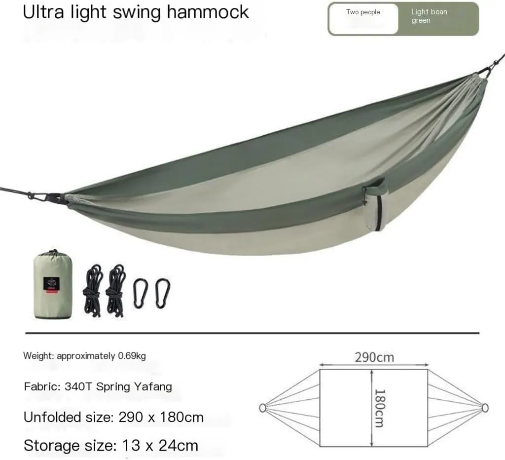 Hammocks Outdoor Camping Swing Hammock Outdoor Double Anti-Rollover Outdoor Tourism Camping Camping Hanging Chair Camping Hammocks(Blue,Small)