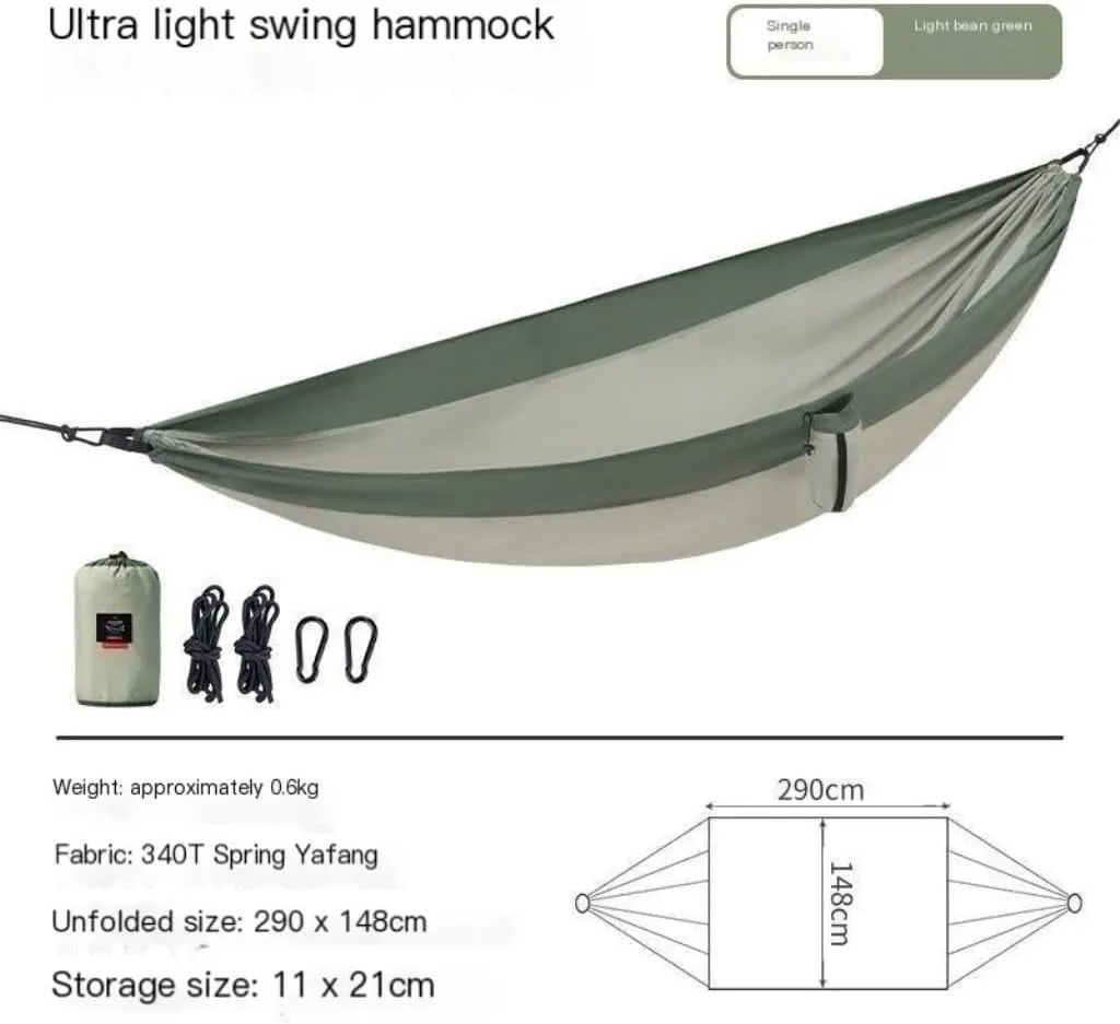 Hammocks Outdoor Camping Swing Hammock Outdoor Double Anti-Rollover Outdoor Tourism Camping Camping Hanging Chair Camping Hammocks(Blue,Small)