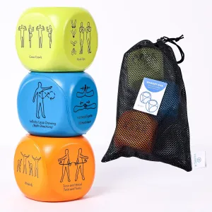 Harkla Sensory Activity Dice – Fun and Effective Brain Breaks for Kids and Adults | Helps with Focus, Calm and Energy | Self Regulation for Kids | Occupational Therapist Approved
