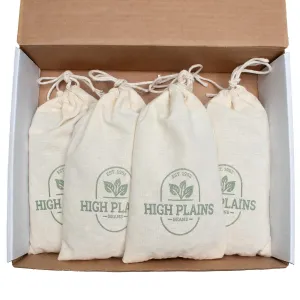 High Plains Bean Combo (Pack of 4) | 1 Pound Each | Non-GMO Verified | Dry Pinto Beans | Dry Orca Beans | Dry Black Beans | Dry Mayocoba Beans | Directly Sourced from Local Farmers