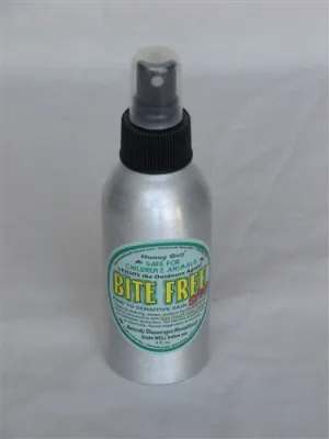 Honey Guy Bite Free Mosquito Repellent in Aluminum 4 Fl Oz Spray Bottle with Fine Mister