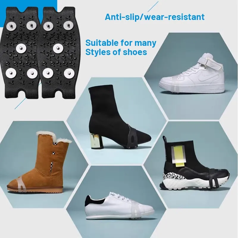 (HOT SALE-49% OFF)Manganese steel spikes anti-slip shoe covers & BUY MORE SAVE MORE