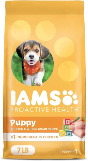 IAMS Smart Puppy Dry Dog Food with Real Chicken, 7 lb. Bag
