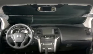 Intro-Tech Automotive IN-30-S Custom Fit Windshield Winter, Snow, Ice and Frost Shade for Select Infiniti JX35 Models, w/o Sensor, Silver