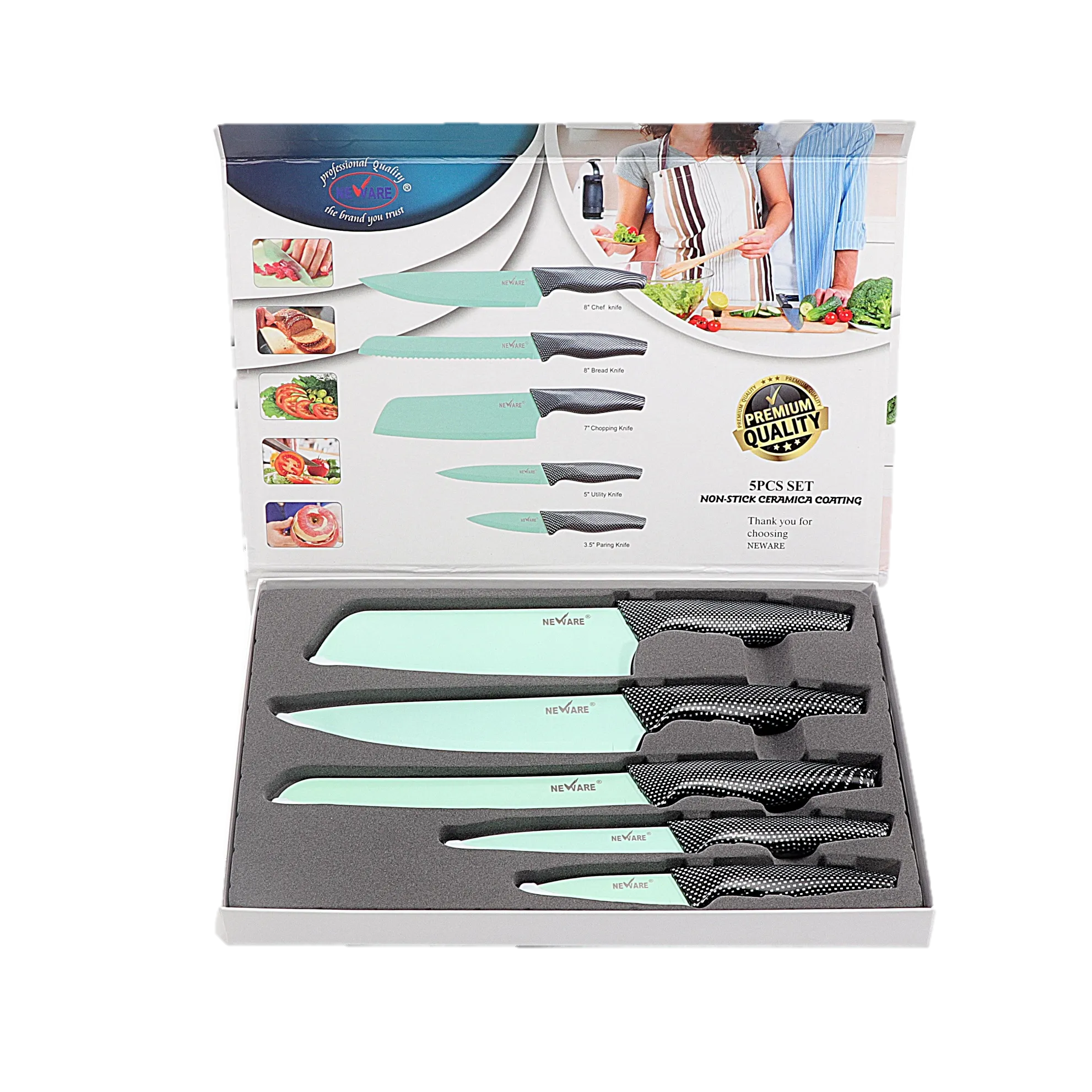 JADECOOK 9 piece cookware SET- BATERIA de 9 piezas