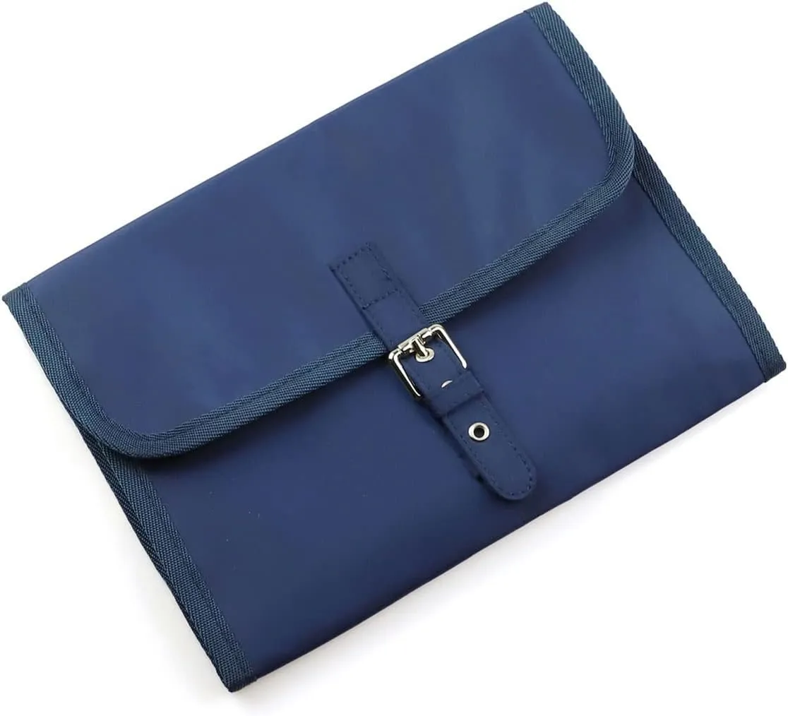 Jewelry Display Box Watch Case Jewelry Box Travel Strap Storage Box for Smart Watch Strap Storage Bag Tote Bag Display Box Tote Bag Watch Roll Holder Display Bag Jewelry Display Box (Color : Blue)