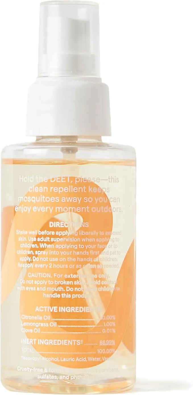 Kinfield Golden Hour Spray - Natural, Long-Lasting Insect Repellent for Outdoor Adventures and Indoor Use - TSA Approved, Cruelty-Free Skincare - 3.0 oz/ 89 ml