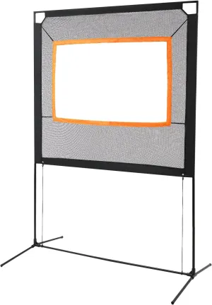 KOLHGNSE Portable Badminton Net Set Stand Professional Practice Net System Backyard Pickleball Tennis Training Quick Height Adjust Frame Rackets fofor Colored Balls Backpack