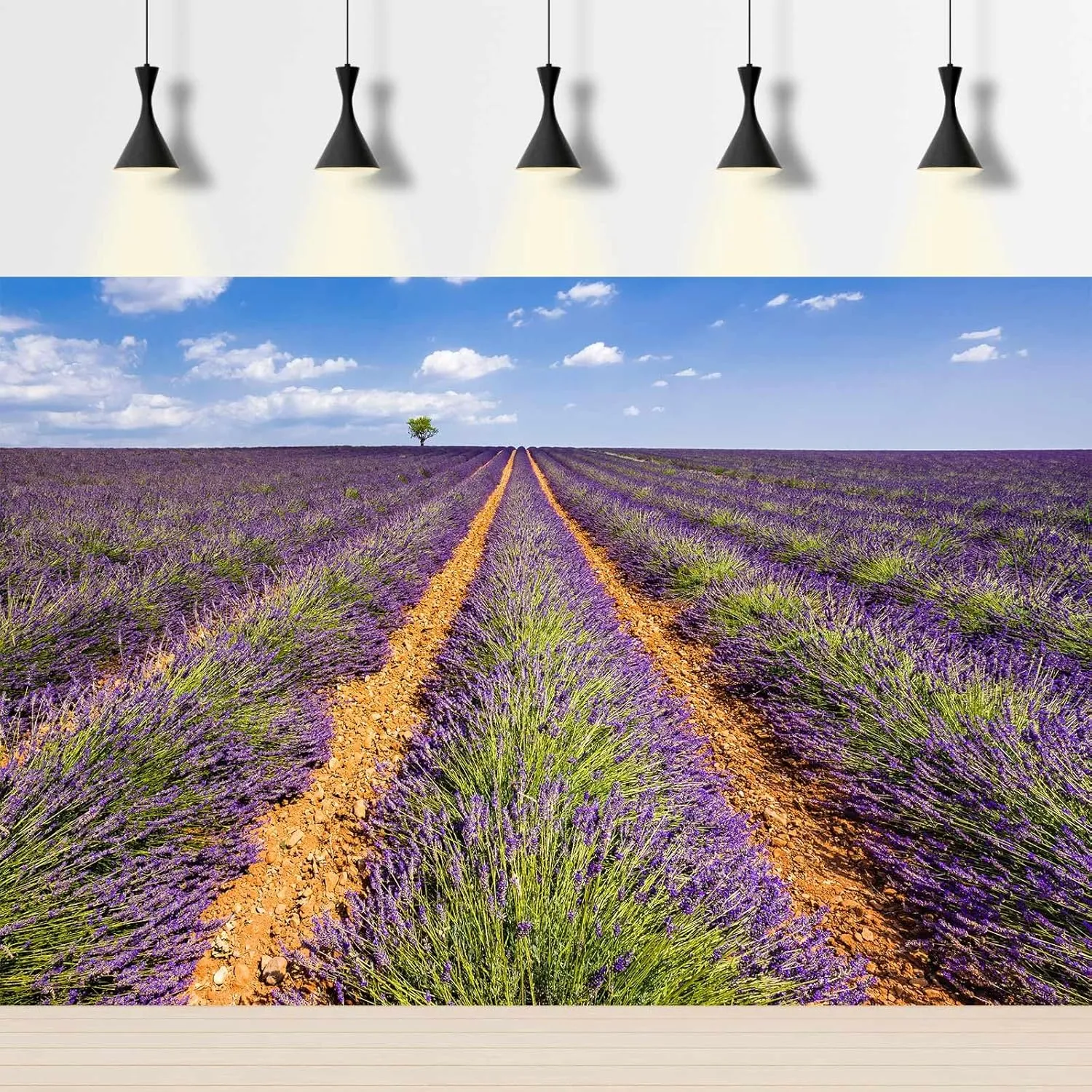 Lavender Fields Photography Background Summer Olive Trees Alps Natural Landscape Backdrop Provence Lavender Fields Backdrop Decors Euro France Travel Hiking Outdoor Birthday Background Props 7x5ft