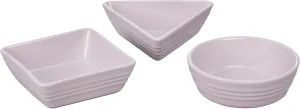Le Creuset Stoneware Set of 3 Tapas Dishes, Shallot