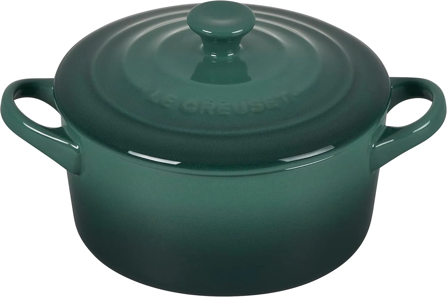 Le Creuset Stoneware Set of 4 Mini Cocottes with Cookbook, 8 oz. each, Artichaut